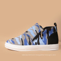 camouflage leopard print high tops shoes comfortable graffiti shoes